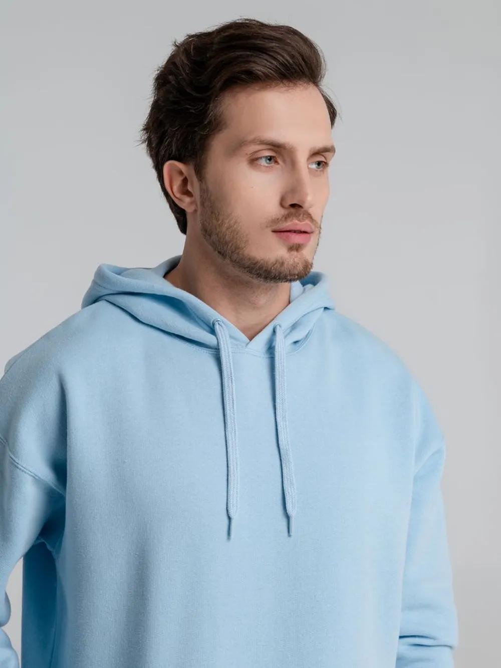 Толстовка с капюшоном Slam 320, голубая, размер XL заказать онлайн с вашим дизайном на заказ в Москве и области