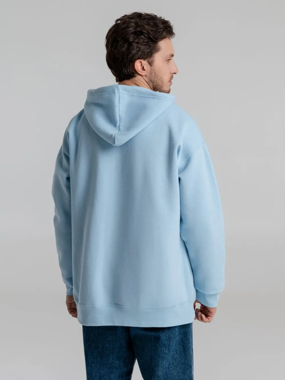 Толстовка с капюшоном Slam 320, голубая, размер XL заказать онлайн с вашим дизайном на заказ в Москве и области