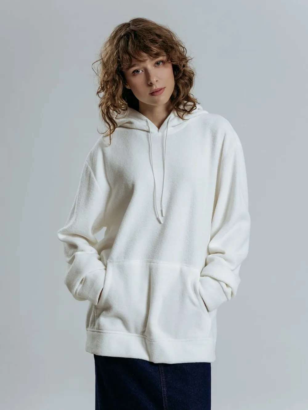 Худи унисекс Prima Vista, белое, размер L заказать онлайн с вашим дизайном на заказ в Москве и области