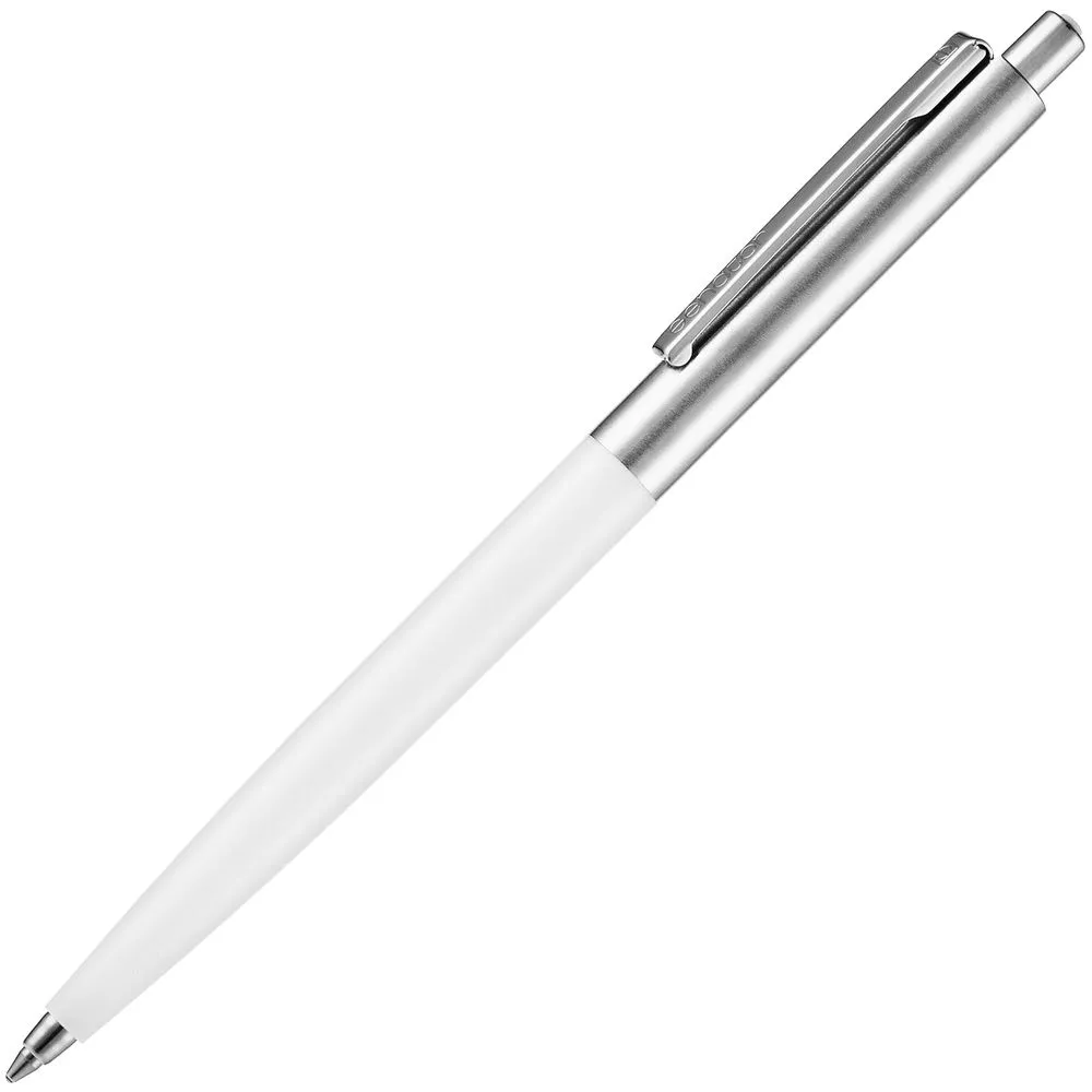 Ручка шариковая Senator Point Metal, ver.2, белая заказать онлайн с вашим дизайном на заказ в Москве и области