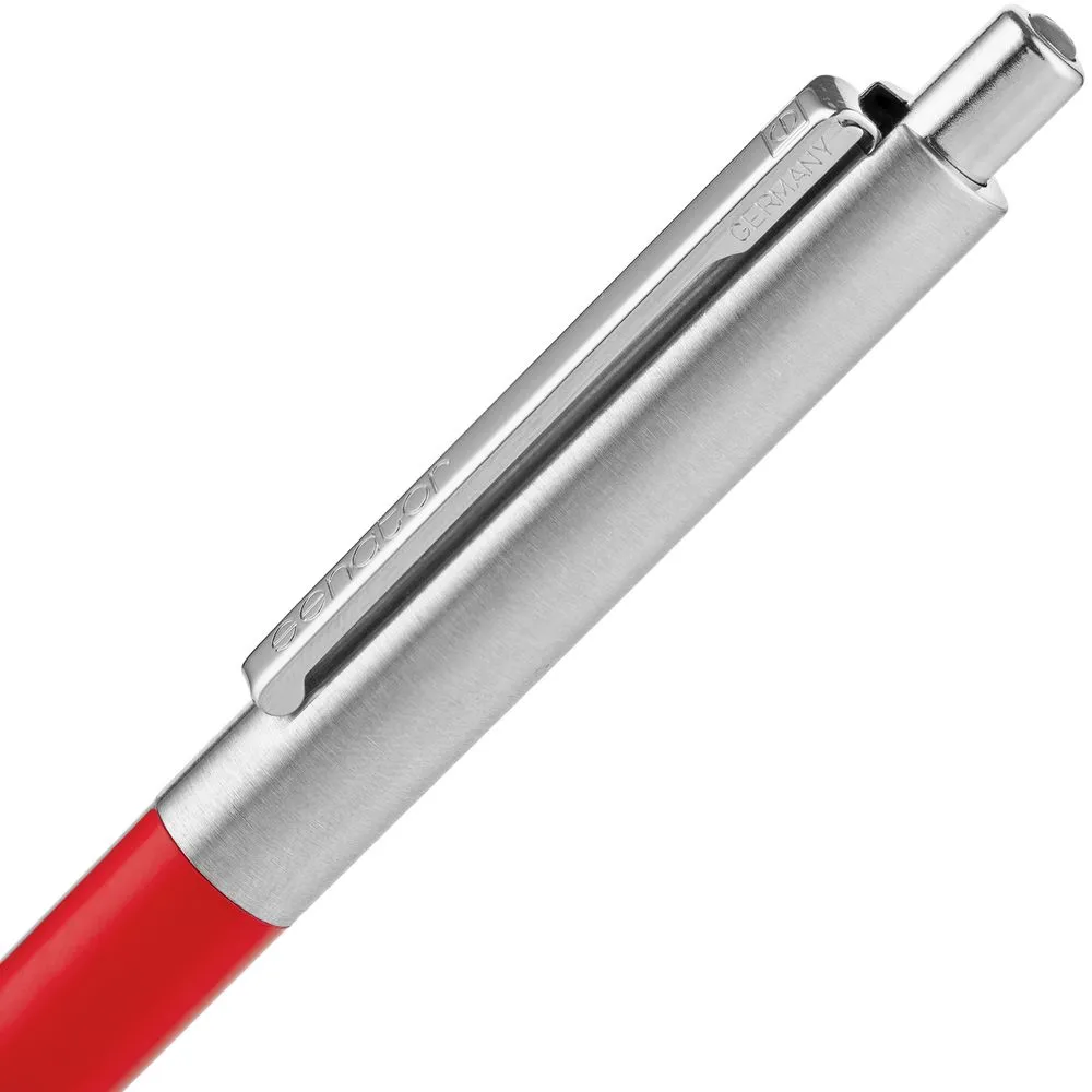 Ручка шариковая Senator Point Metal, ver.2, красная заказать онлайн с вашим дизайном на заказ в Москве и области