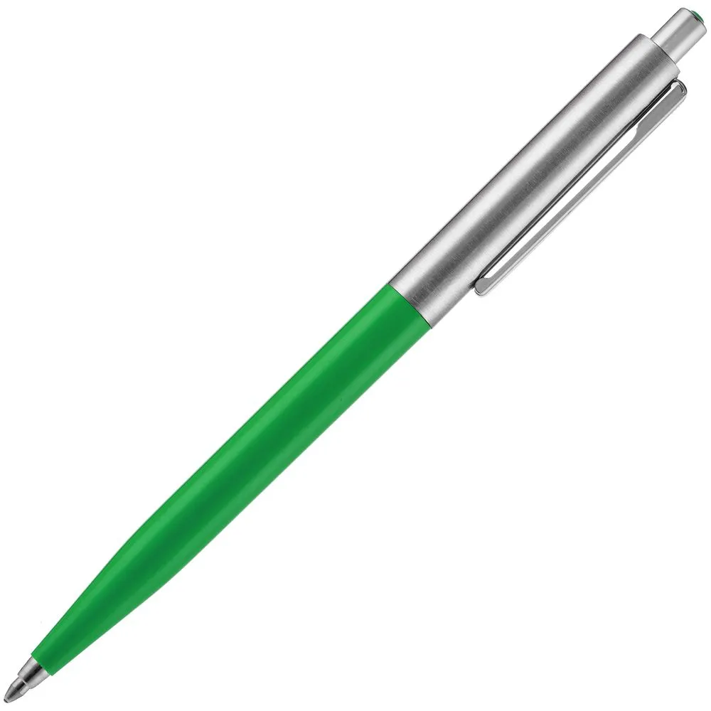 Ручка шариковая Senator Point Metal, ver.2, зеленая заказать онлайн с вашим дизайном на заказ в Москве и области