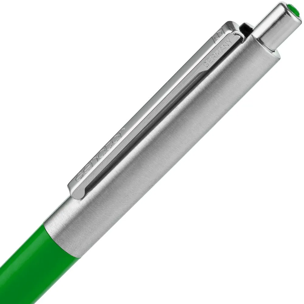 Ручка шариковая Senator Point Metal, ver.2, зеленая заказать онлайн с вашим дизайном на заказ в Москве и области