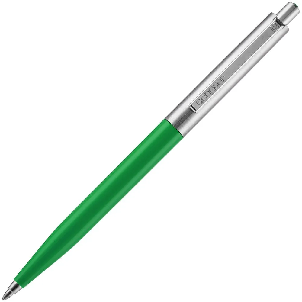Ручка шариковая Senator Point Metal, ver.2, зеленая заказать онлайн с вашим дизайном на заказ в Москве и области