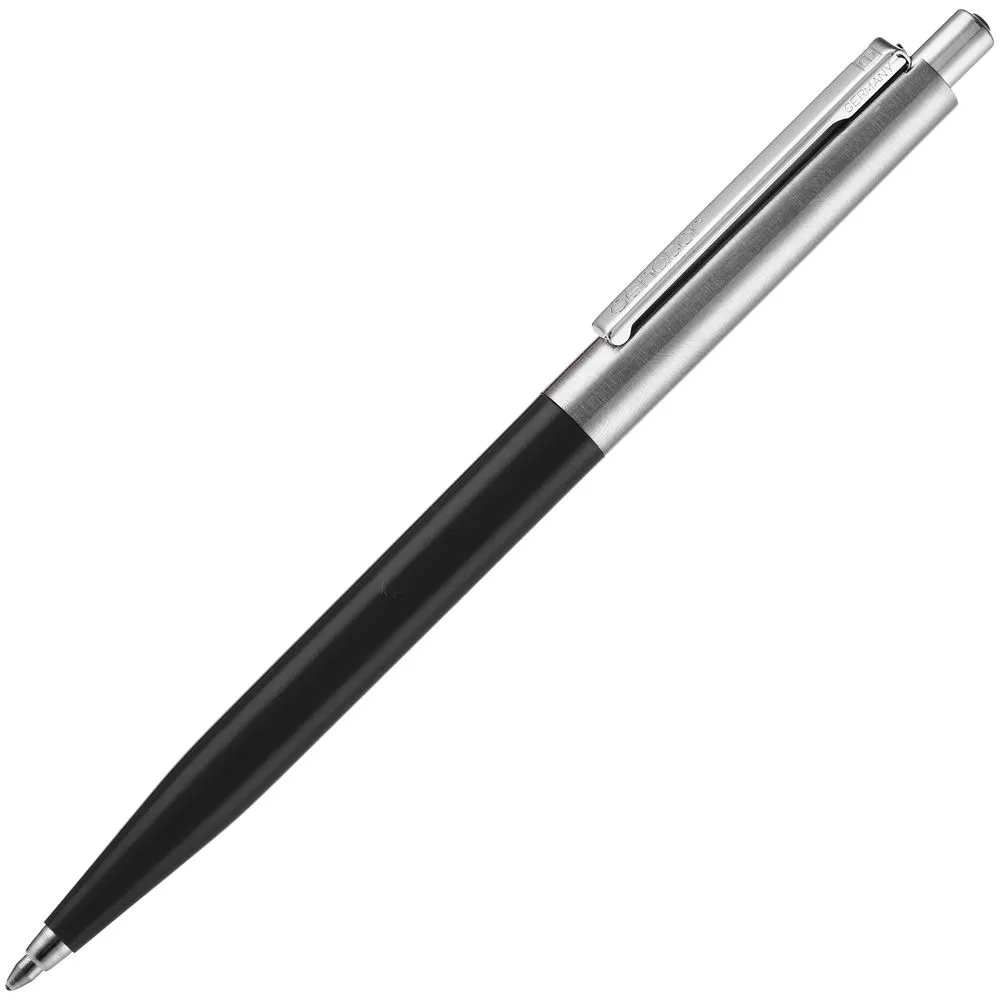 Ручка шариковая Senator Point Metal, ver.2, черная заказать онлайн с вашим дизайном на заказ в Москве и области
