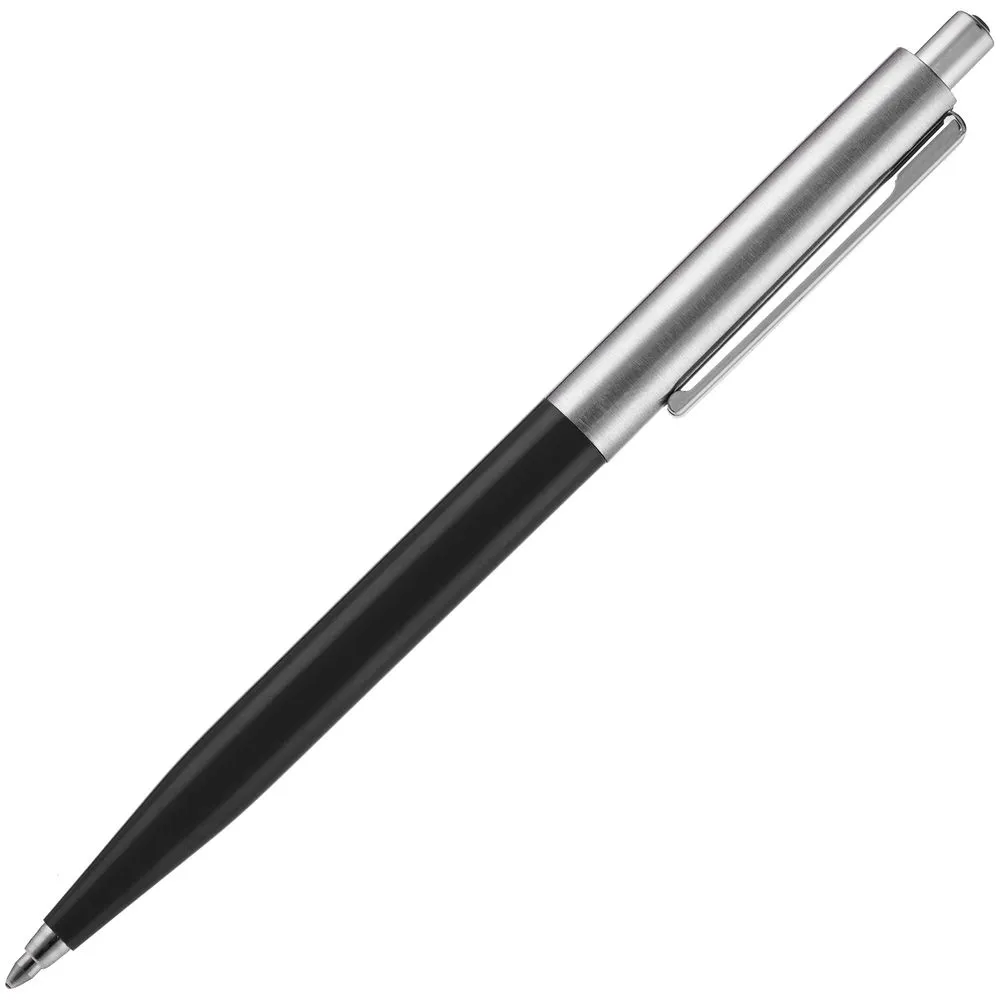 Ручка шариковая Senator Point Metal, ver.2, черная заказать онлайн с вашим дизайном на заказ в Москве и области