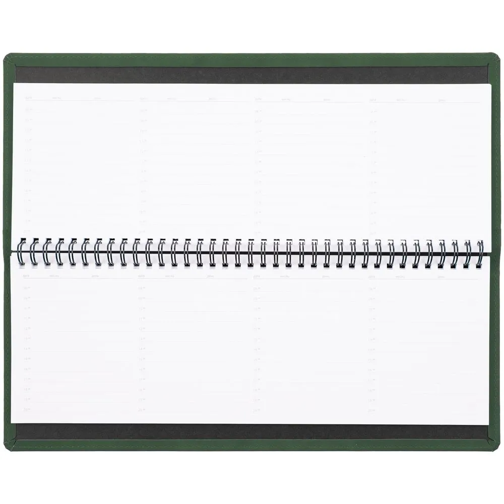 Планинг Urban, недатированный, зеленый заказать онлайн с вашим дизайном на заказ в Москве и области