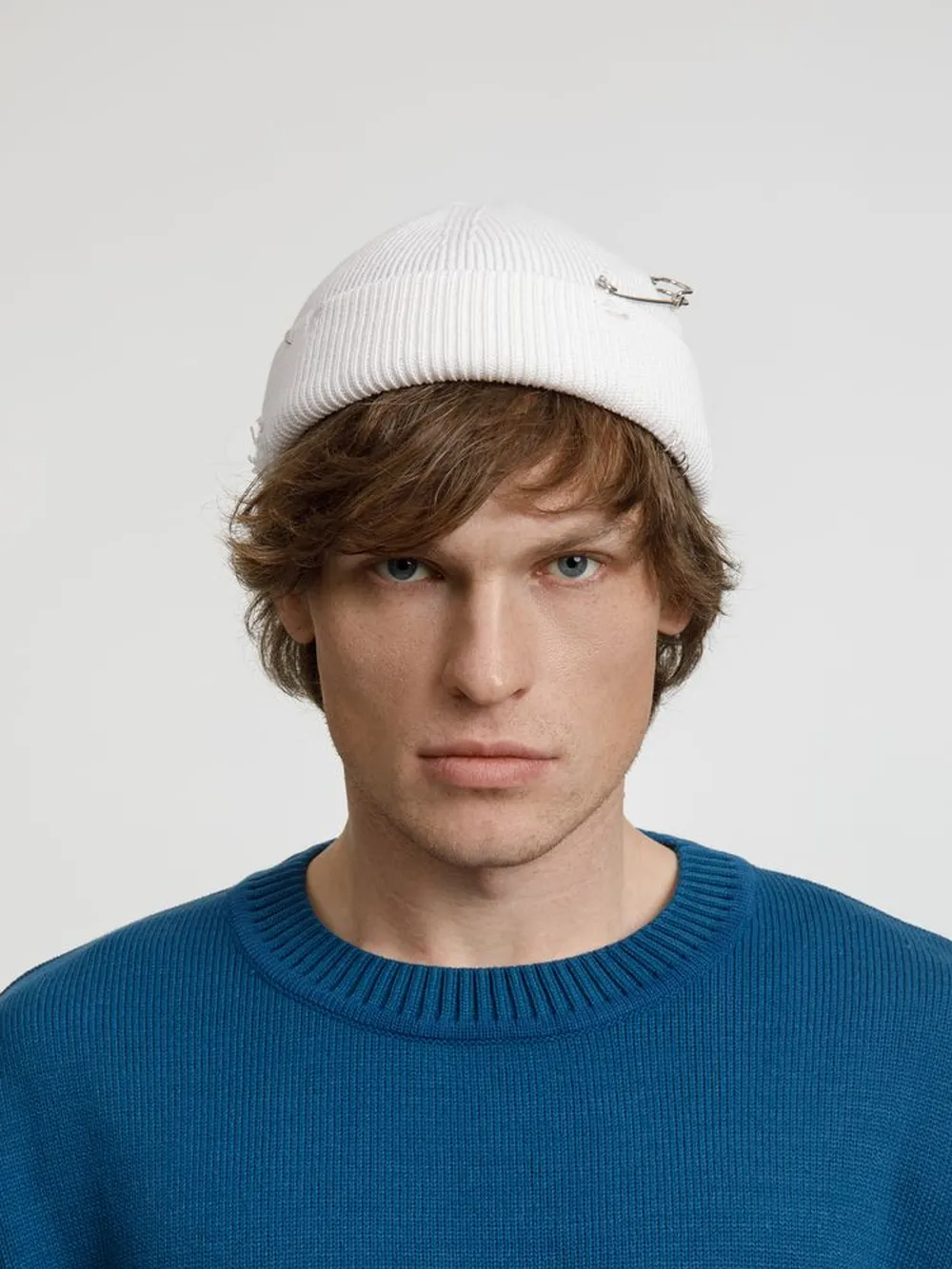 Шапка Pricker, белая заказать онлайн с вашим дизайном на заказ в Москве и области