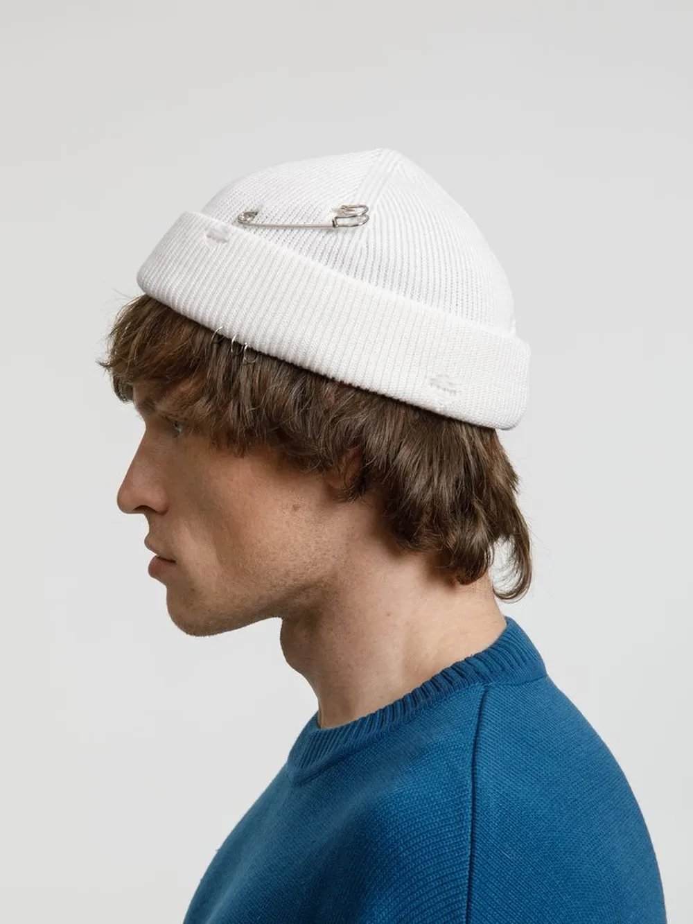 Шапка Pricker, белая заказать онлайн с вашим дизайном на заказ в Москве и области