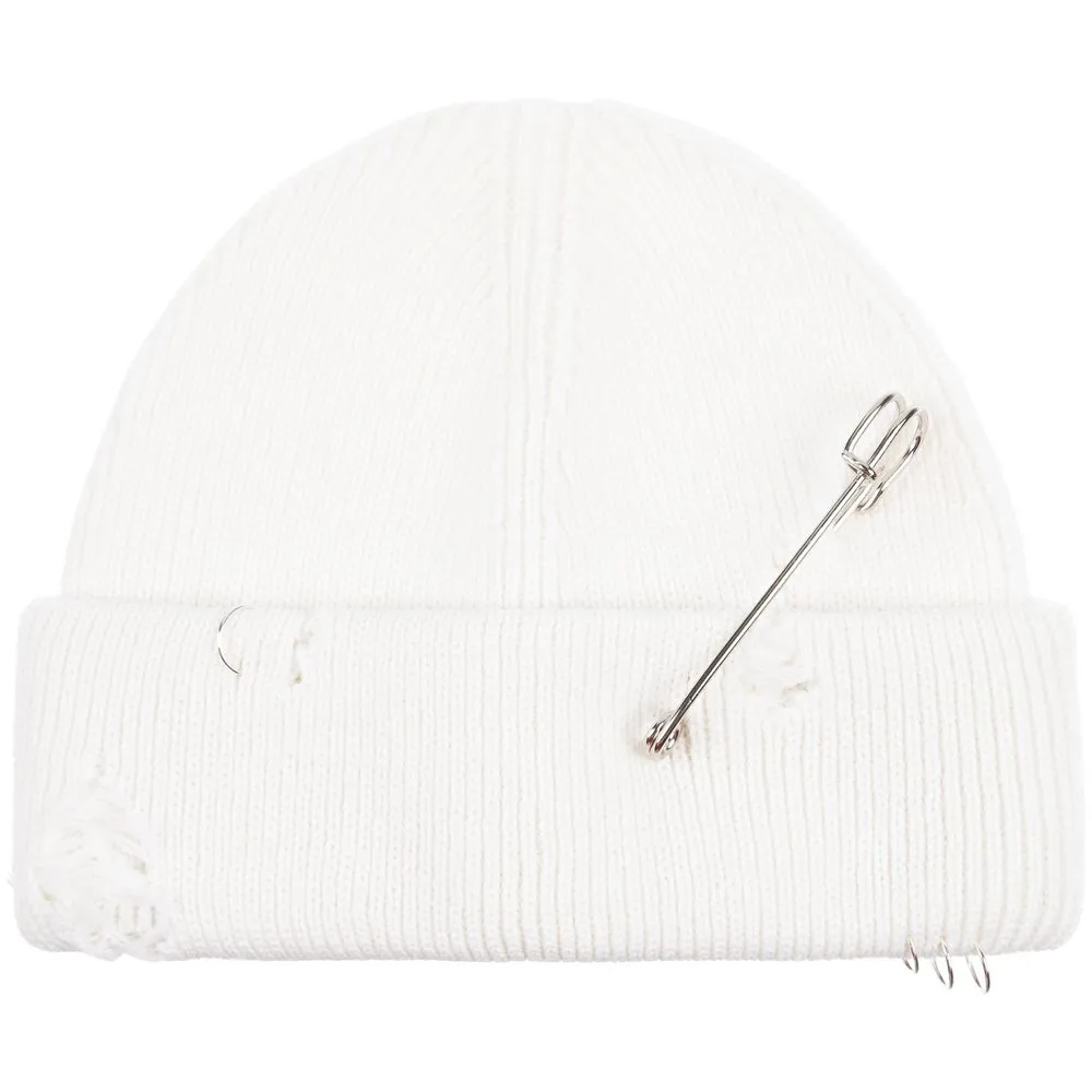 Шапка Pricker, белая заказать онлайн с вашим дизайном на заказ в Москве и области