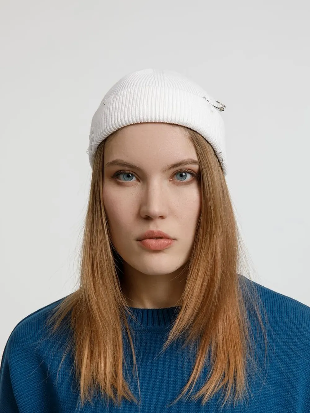 Шапка Pricker, белая заказать онлайн с вашим дизайном на заказ в Москве и области