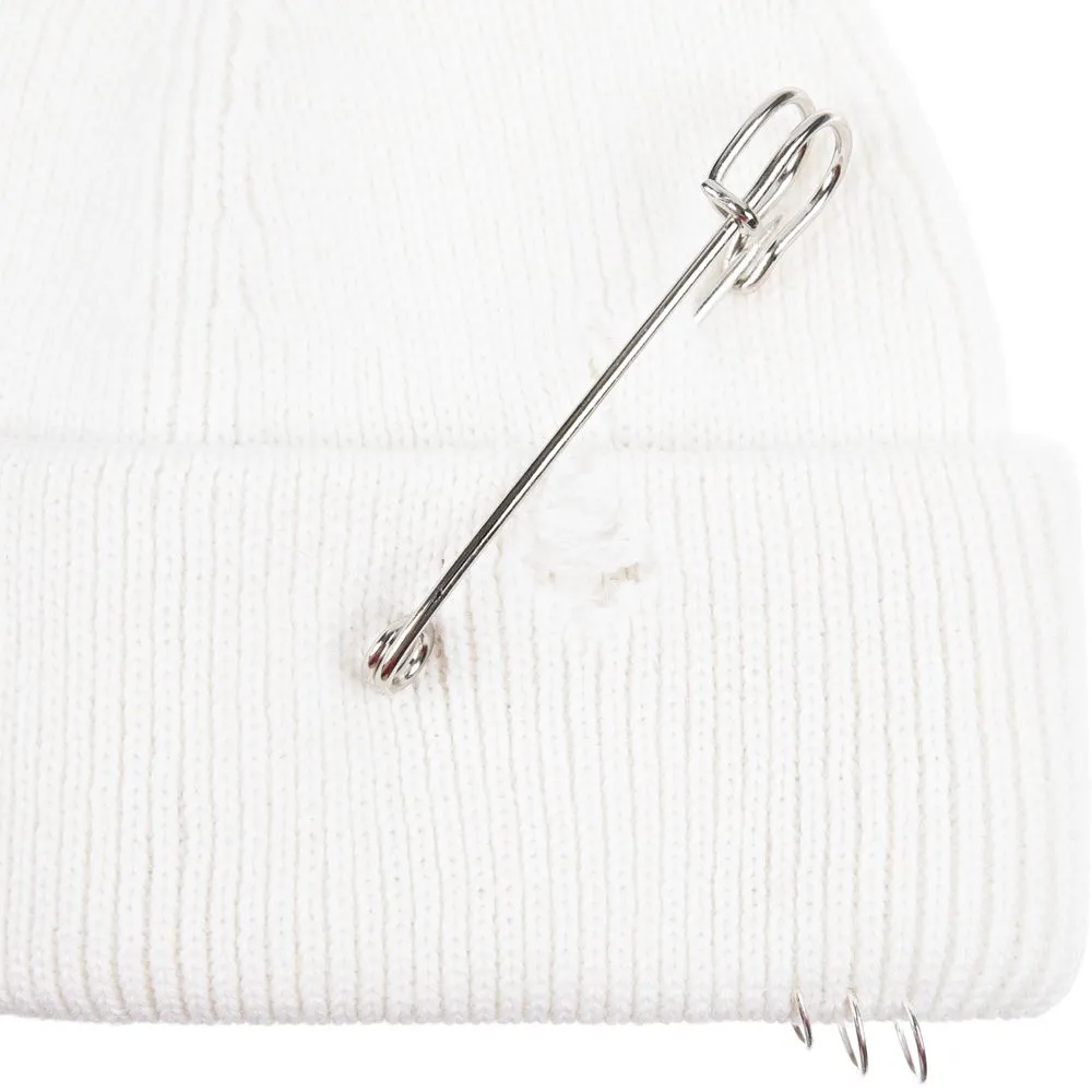 Шапка Pricker, белая заказать онлайн с вашим дизайном на заказ в Москве и области