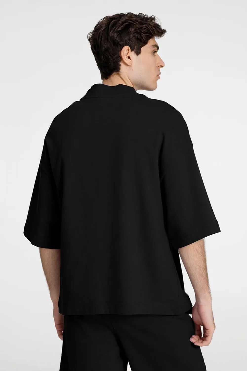 Футболка оверсайз унисекс T9, черная заказать онлайн с вашим дизайном на заказ в Москве и области