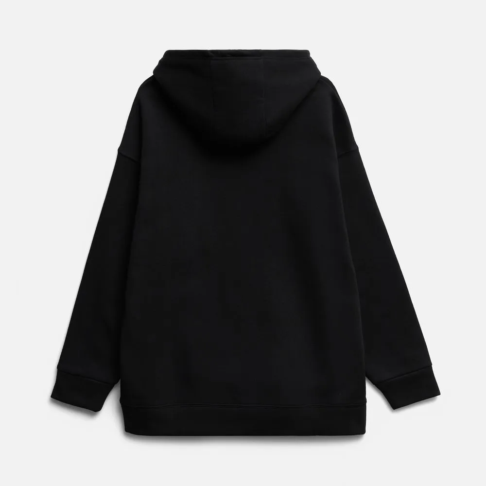 Худи оверсайз унисекс Snuggie, черное, размер XS/S заказать онлайн с вашим дизайном на заказ в Москве и области