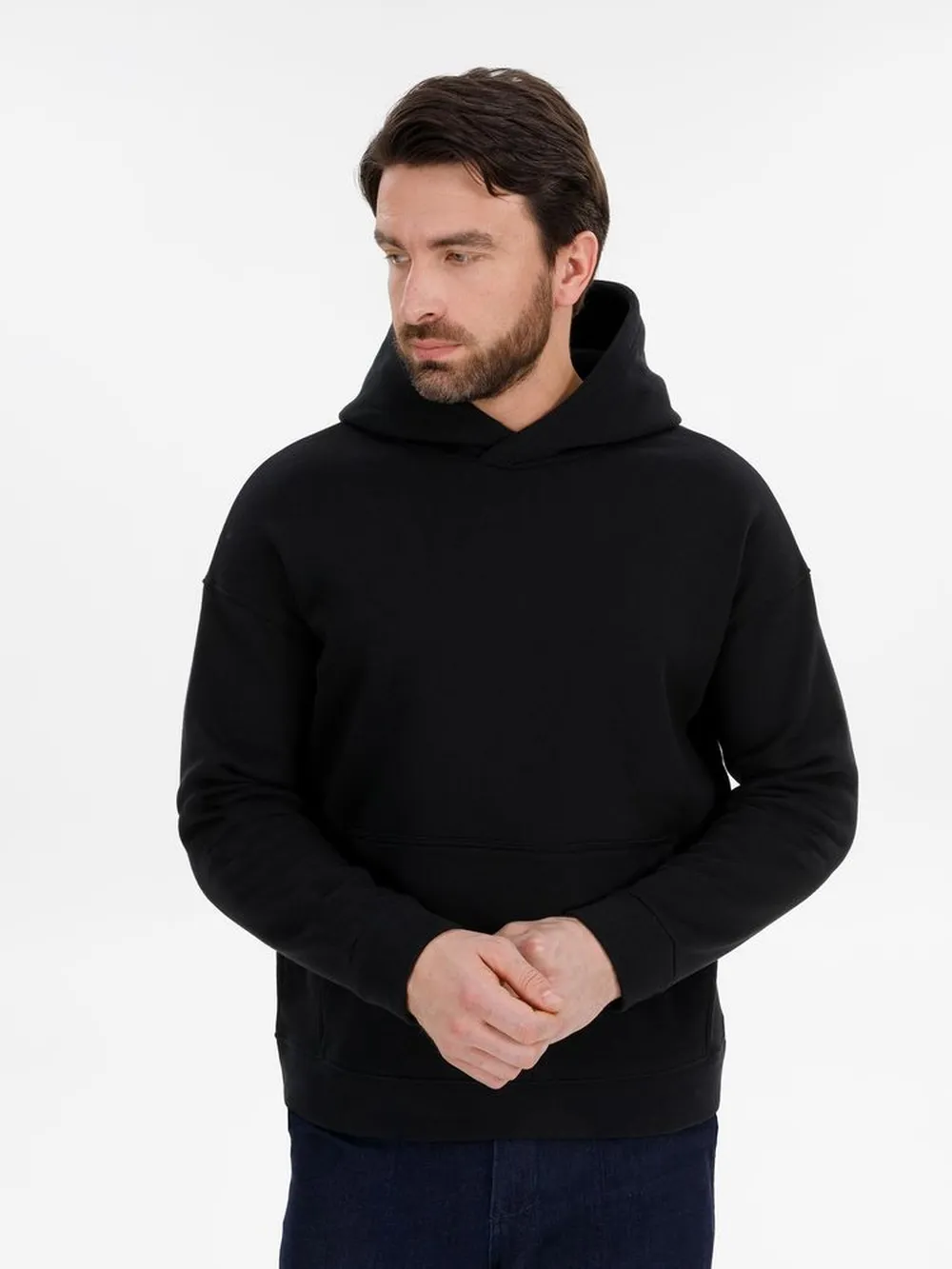Худи оверсайз унисекс Snuggie, черное, размер XS/S заказать онлайн с вашим дизайном на заказ в Москве и области