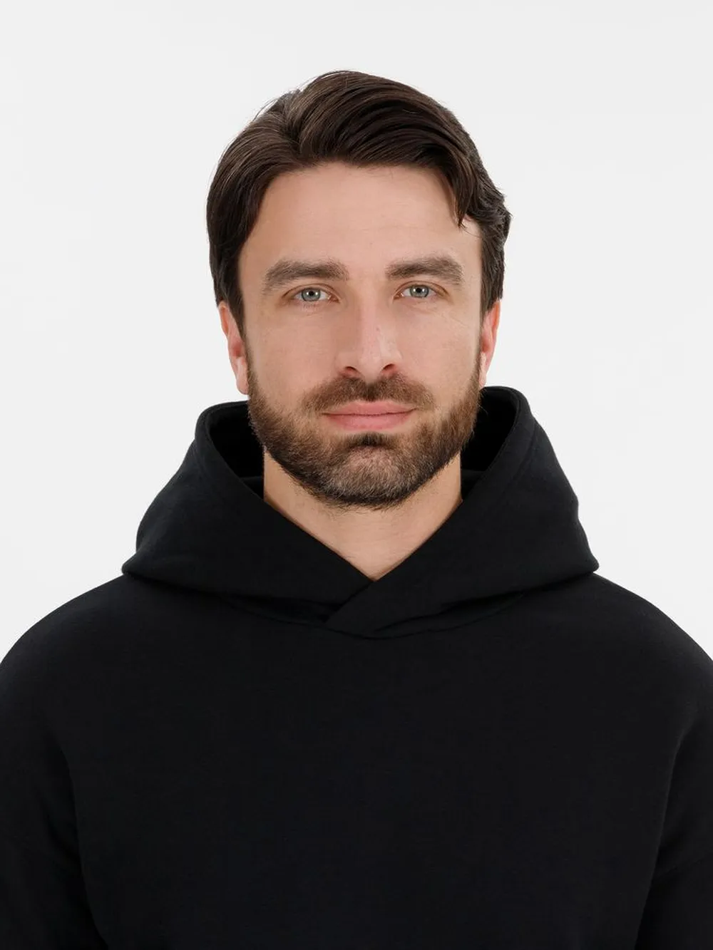 Худи оверсайз унисекс Snuggie, черное, размер XS/S заказать онлайн с вашим дизайном на заказ в Москве и области