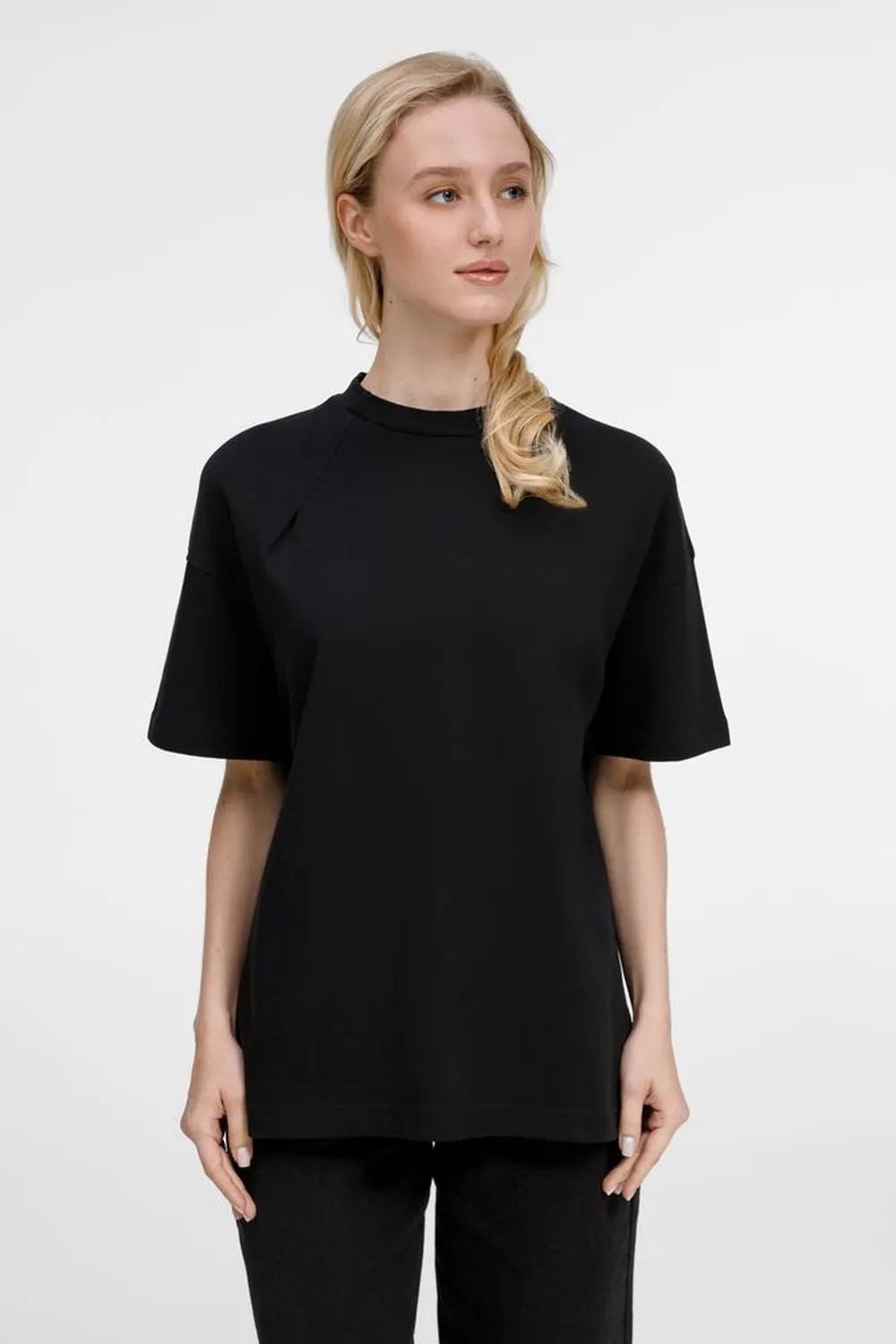 Футболка оверсайз унисекс Sinkopa, черная, размер XL/XXL заказать онлайн с вашим дизайном на заказ в Москве и области