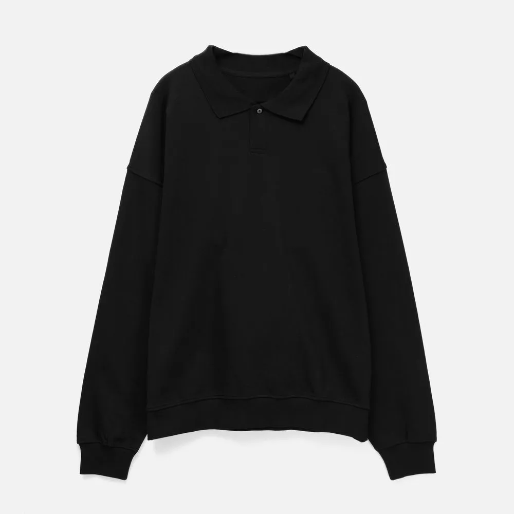 Свитшот оверсайз унисекс S6, черный, размер M/L заказать онлайн с вашим дизайном на заказ в Москве и области