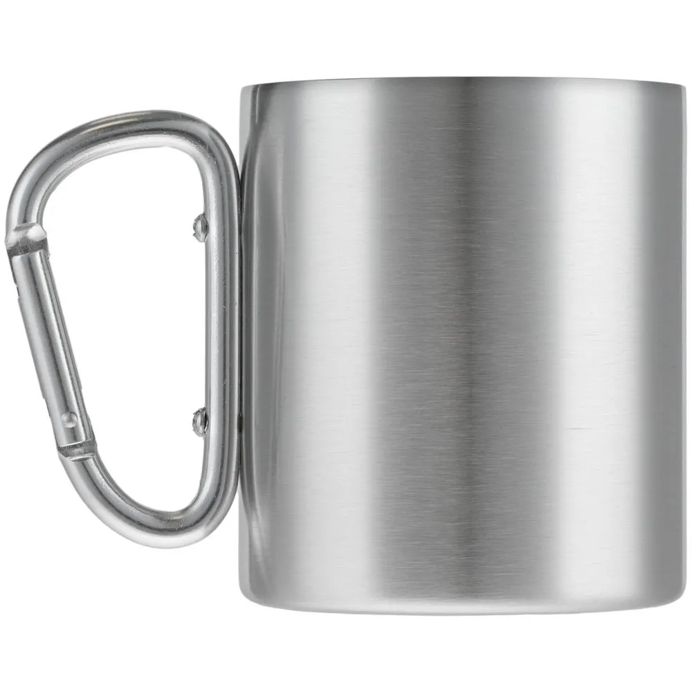 Кружка Trek, с серебристой ручкой-карабином заказать онлайн с вашим дизайном на заказ в Москве и области