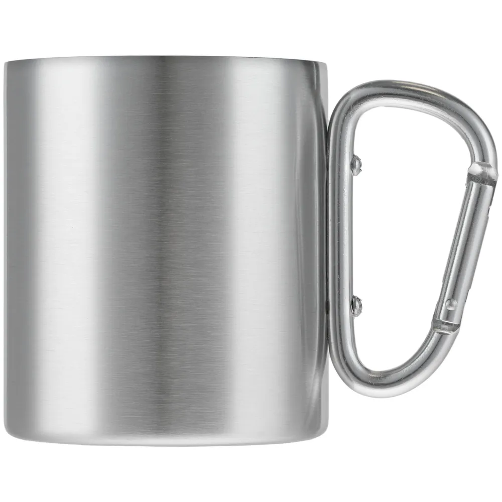 Кружка Trek, с серебристой ручкой-карабином заказать онлайн с вашим дизайном на заказ в Москве и области