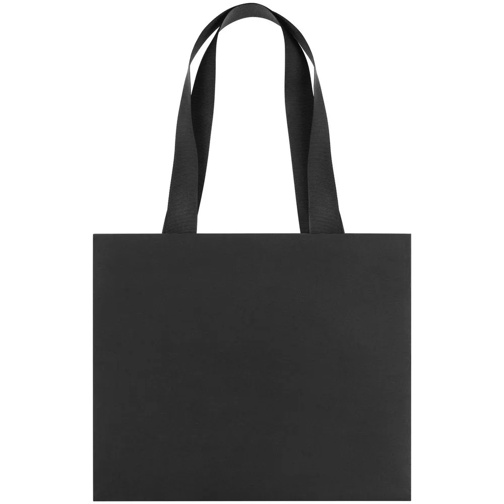 Пакет бумажный Manilla S, черный заказать онлайн с вашим дизайном на заказ в Москве и области