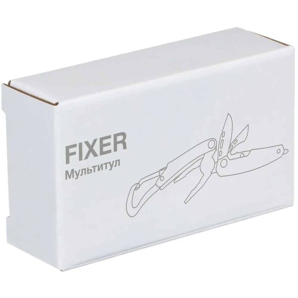 Мультитул Fixer, черный заказать онлайн с вашим дизайном на заказ в Москве и области