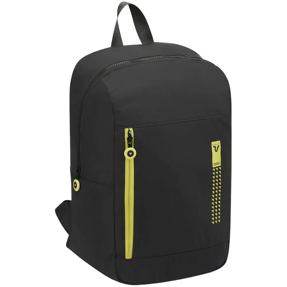 Складной рюкзак Compact Neon, черный с зеленым заказать онлайн с вашим дизайном на заказ в Москве и области
