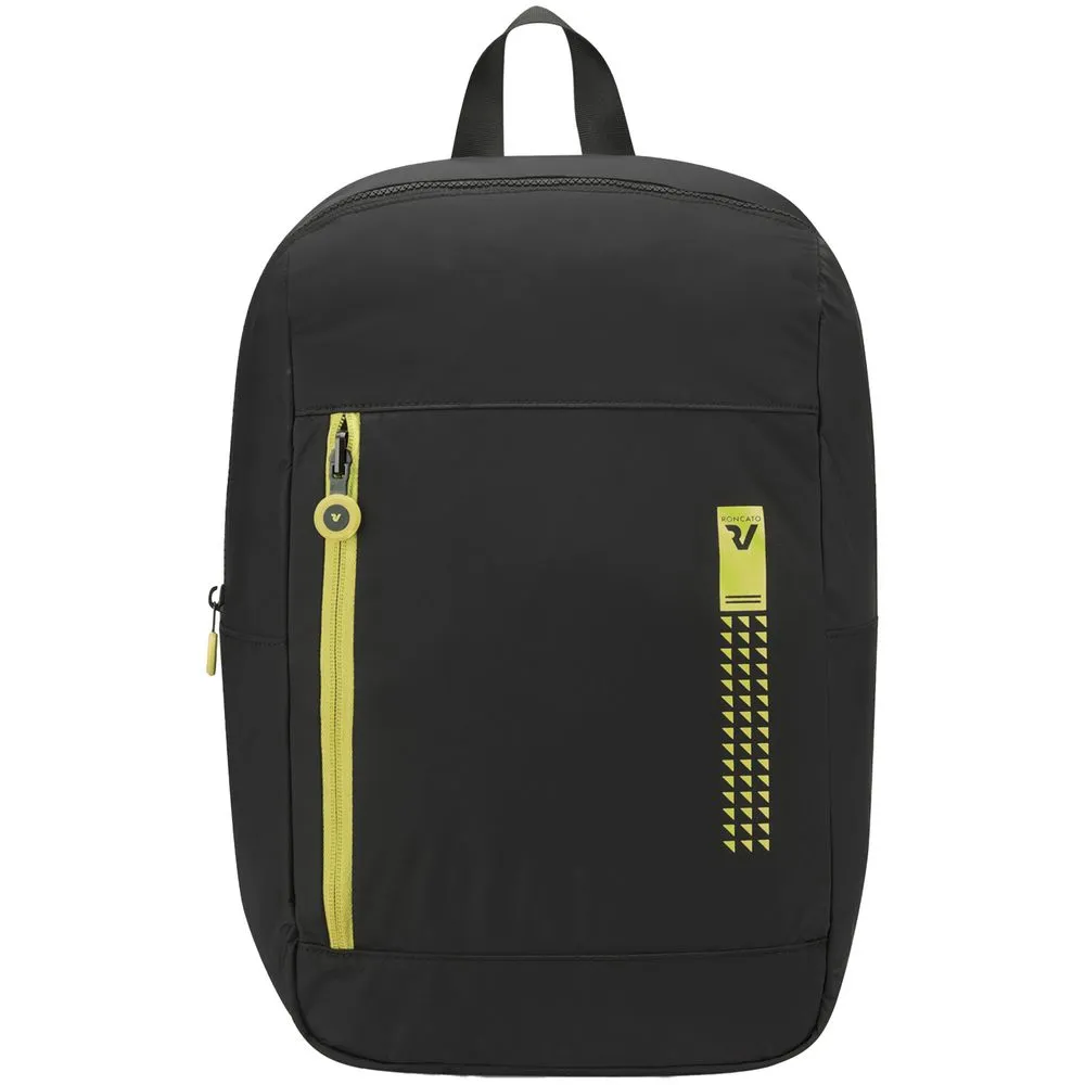 Складной рюкзак Compact Neon, черный с зеленым заказать онлайн с вашим дизайном на заказ в Москве и области