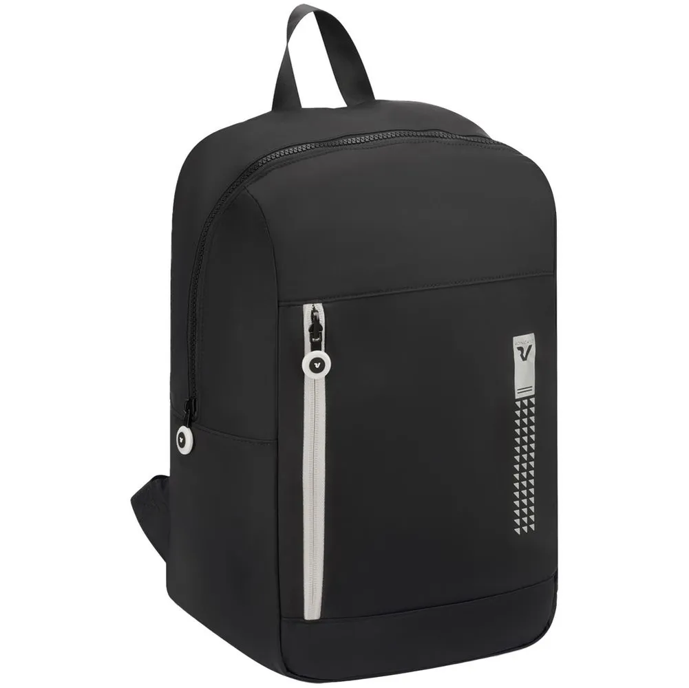 Складной рюкзак Compact Neon, черный с белым заказать онлайн с вашим дизайном на заказ в Москве и области