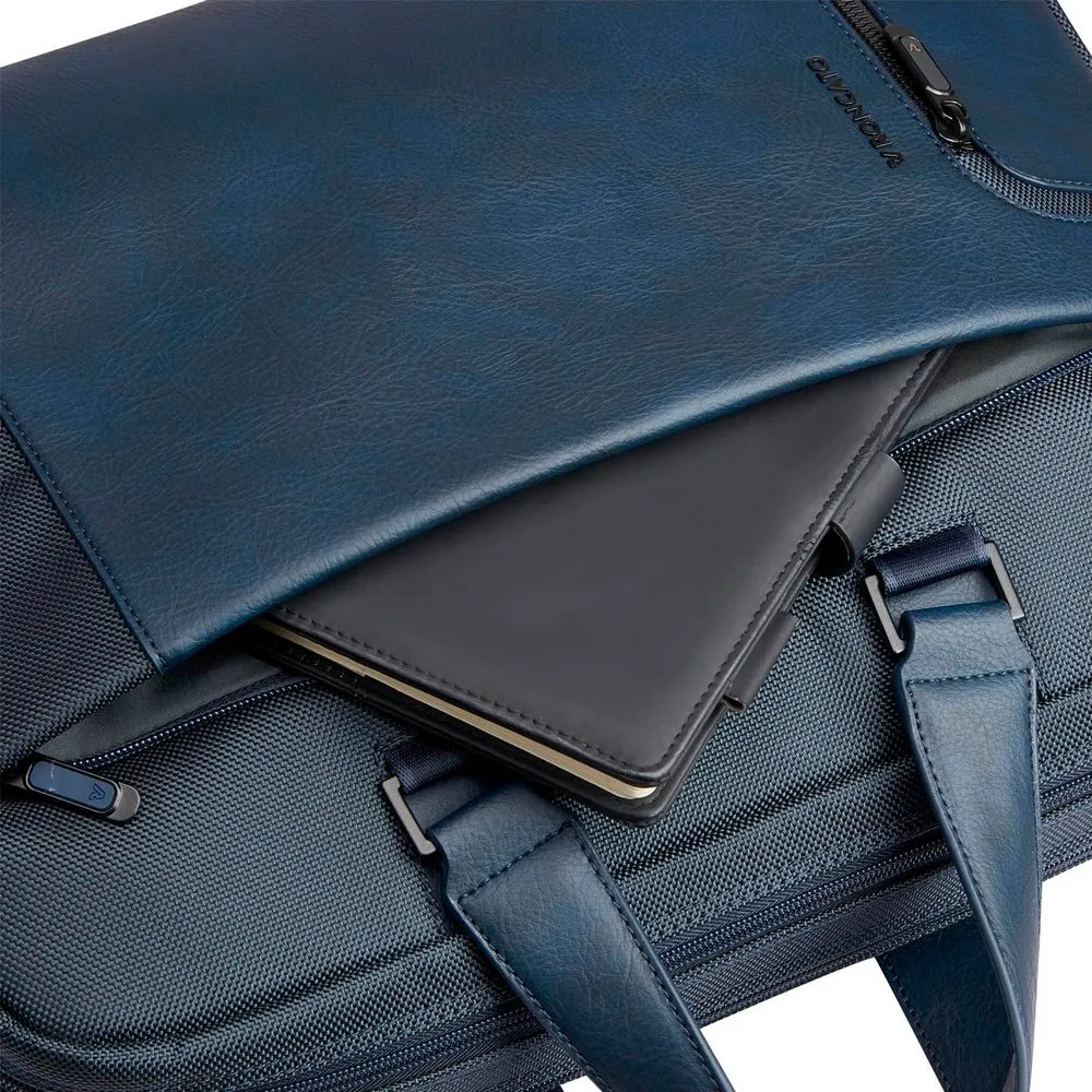 Сумка для ноутбука Panama, синяя заказать онлайн с вашим дизайном на заказ в Москве и области