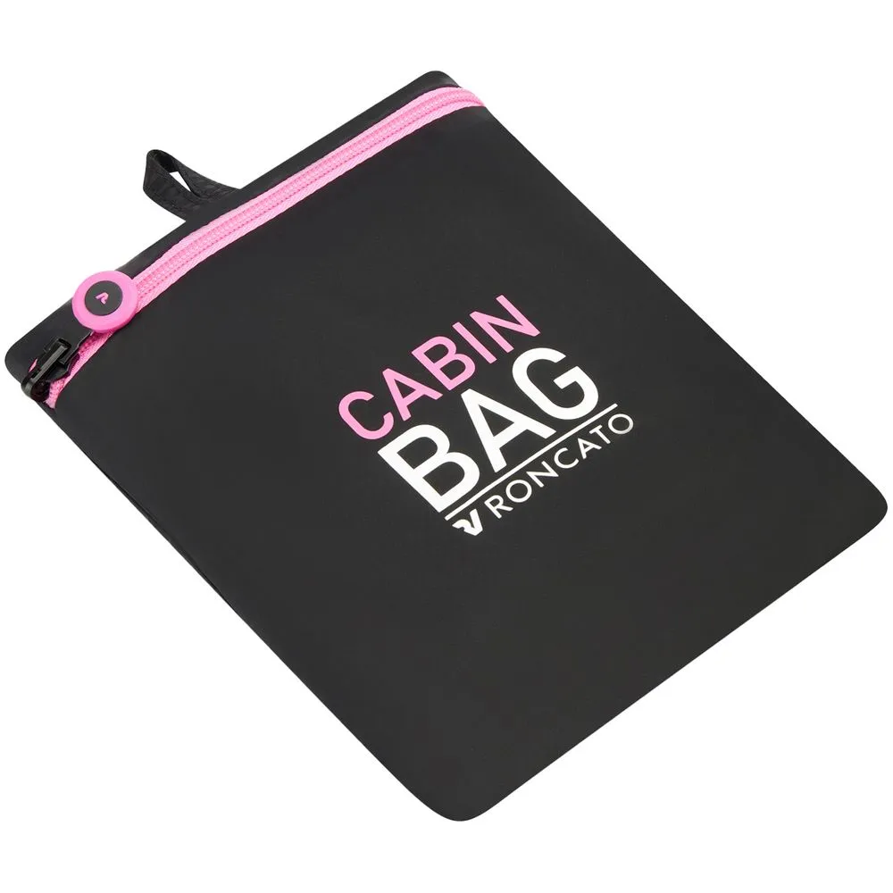 Сумка дорожная Compact Neon, черная с розовым заказать онлайн с вашим дизайном на заказ в Москве и области