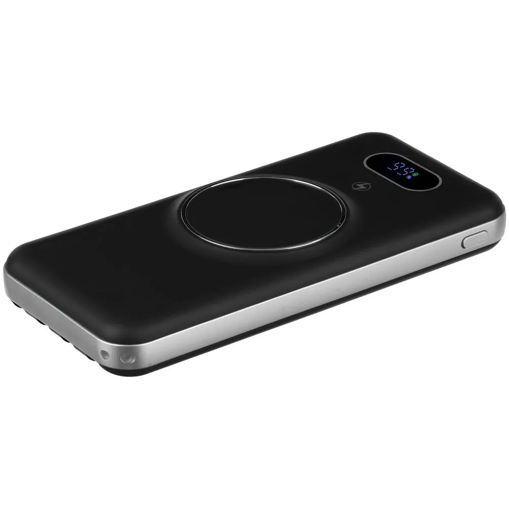 Внешний аккумулятор Omni Pro 10000 мАч, черный заказать онлайн с вашим дизайном на заказ в Москве и области