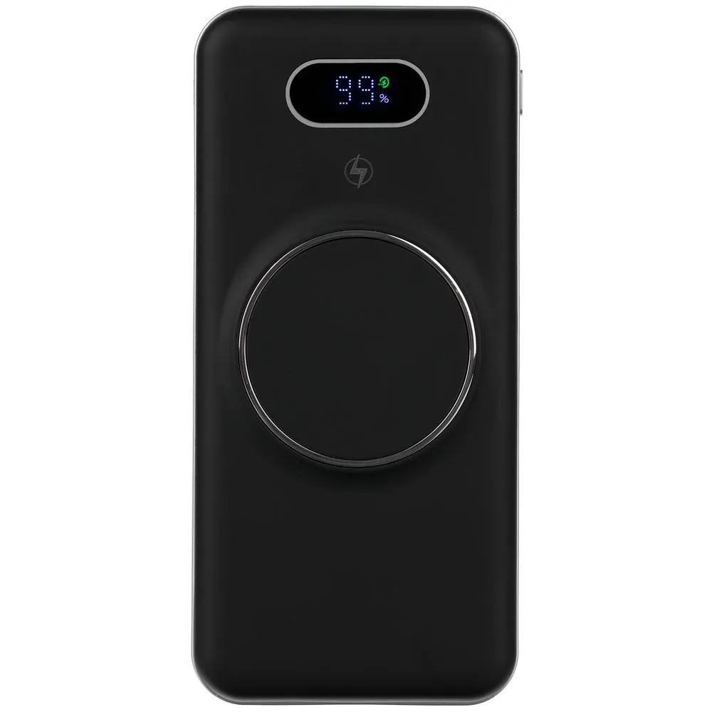 Внешний аккумулятор Omni Pro 10000 мАч, черный заказать онлайн с вашим дизайном на заказ в Москве и области