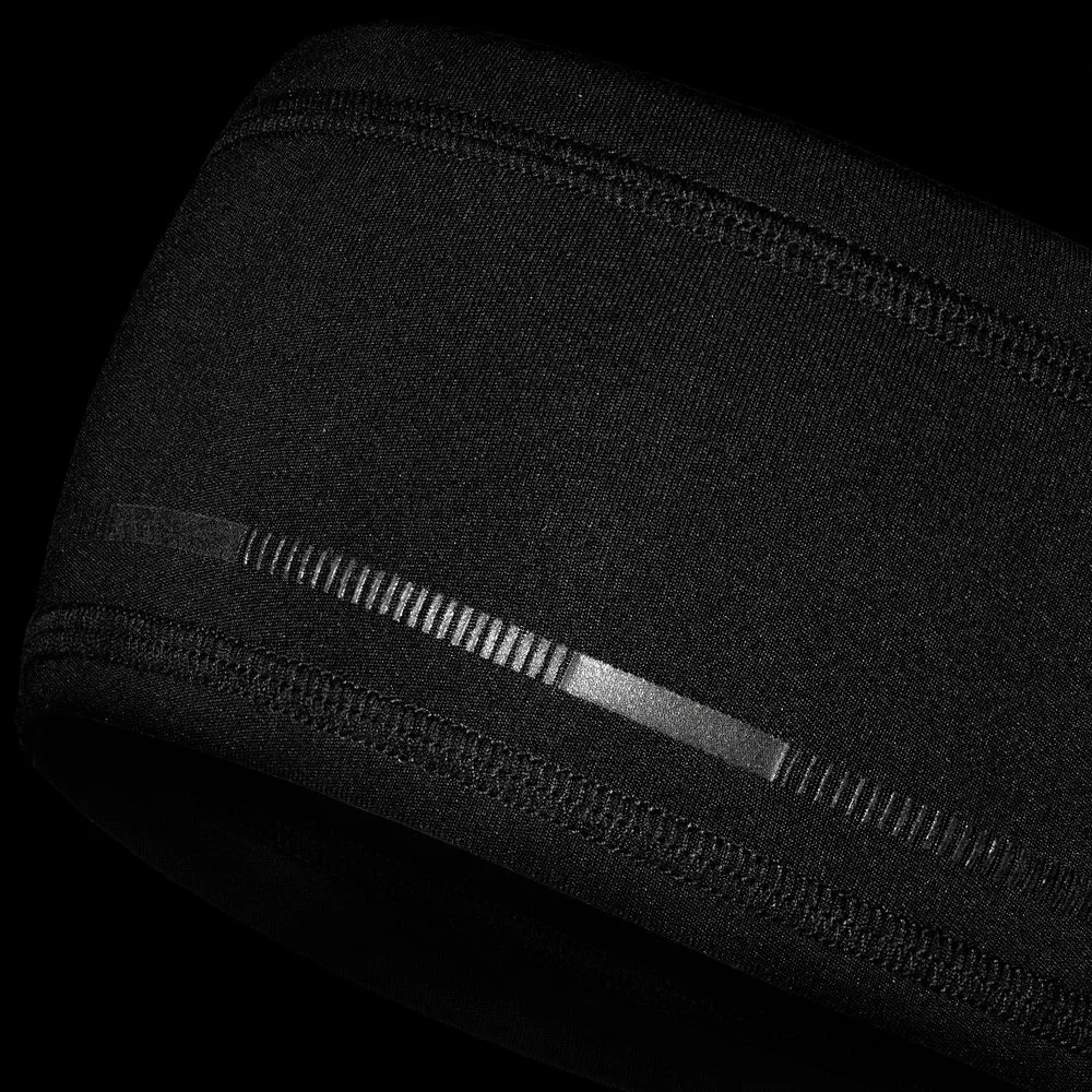 Спортивная повязка утепленная Jogge, черная заказать онлайн с вашим дизайном на заказ в Москве и области