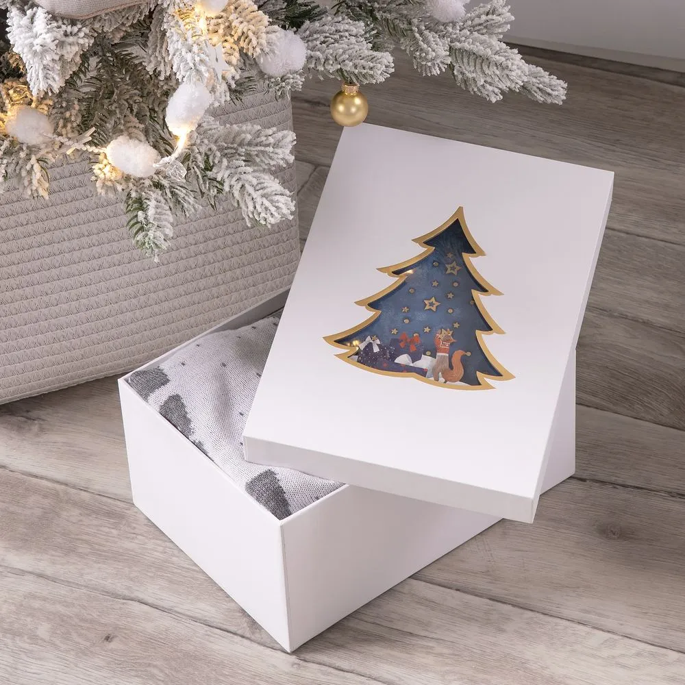 Коробка Christmas Tree, S заказать онлайн с вашим дизайном на заказ в Москве и области