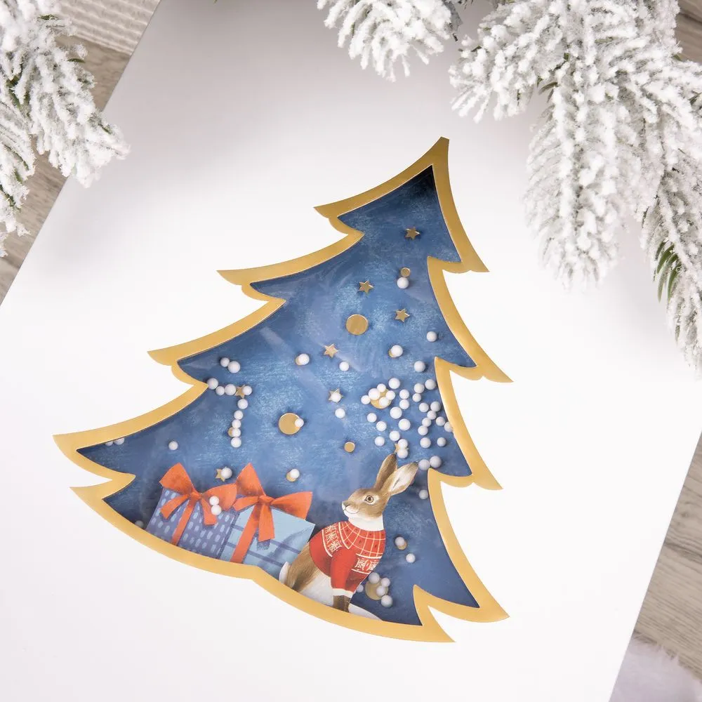Коробка Christmas Tree, M заказать онлайн с вашим дизайном на заказ в Москве и области