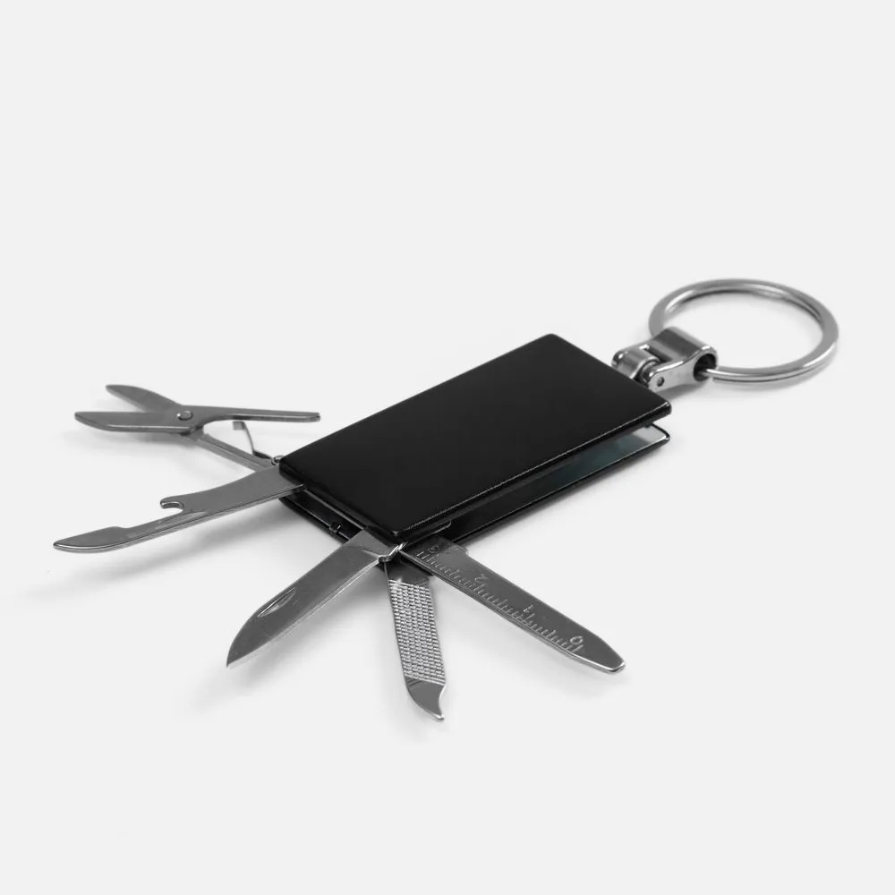 Брелок-мультитул Toolful, черный заказать онлайн с вашим дизайном на заказ в Москве и области