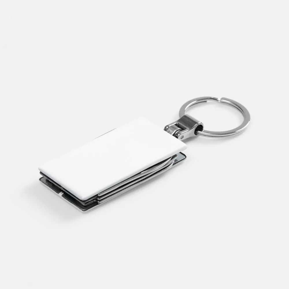 Брелок-мультитул Toolful, белый заказать онлайн с вашим дизайном на заказ в Москве и области
