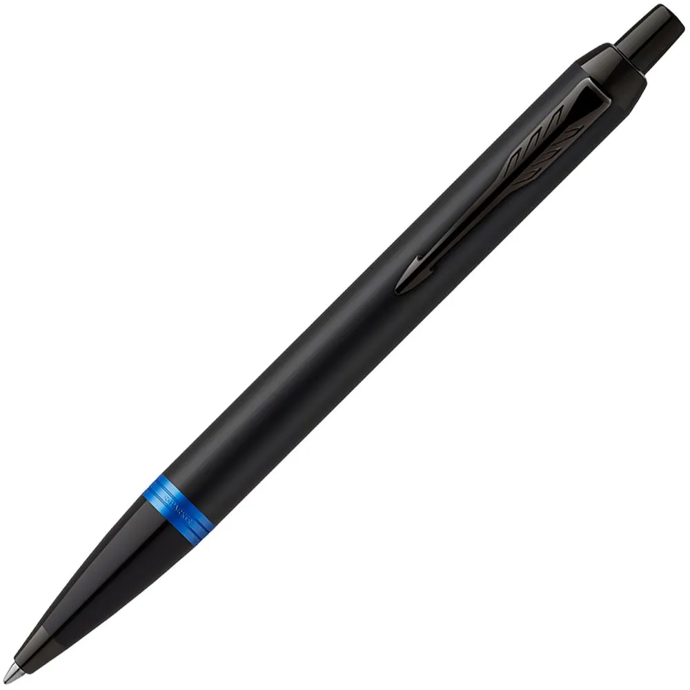 Ручка шариковая Parker IM Professionals Marine Blue BT, черная с синим заказать онлайн с вашим дизайном на заказ в Москве и области