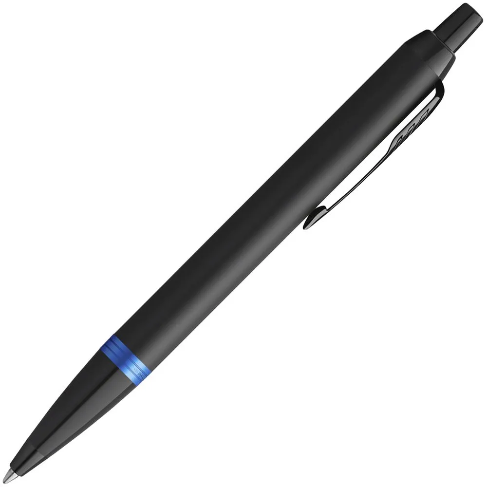 Ручка шариковая Parker IM Professionals Marine Blue BT, черная с синим заказать онлайн с вашим дизайном на заказ в Москве и области