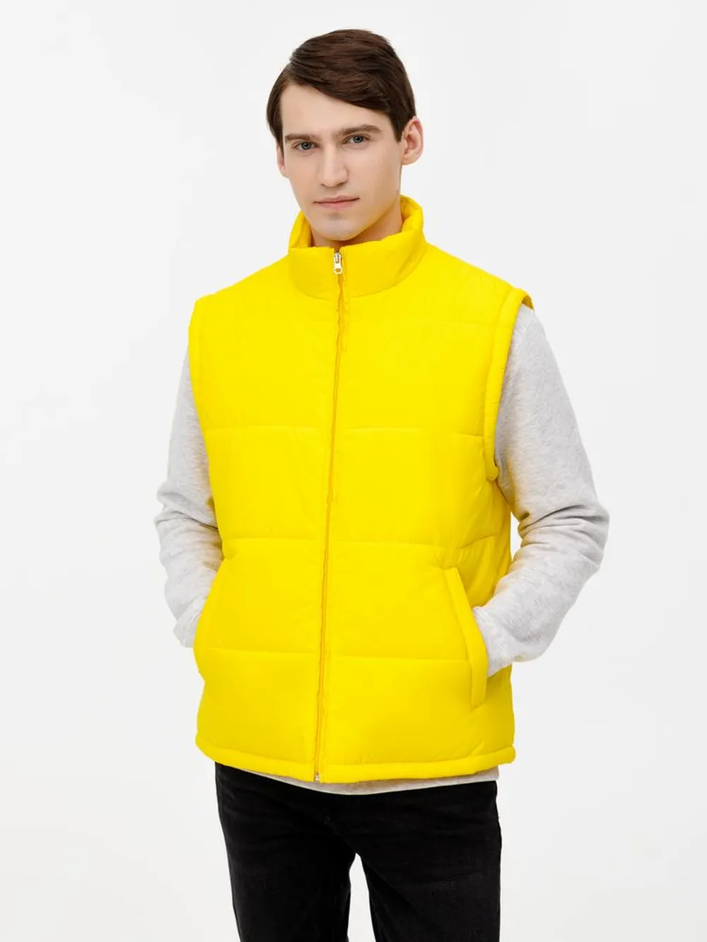 Жилет Kama, желтый, размер M заказать онлайн с вашим дизайном на заказ в Москве и области