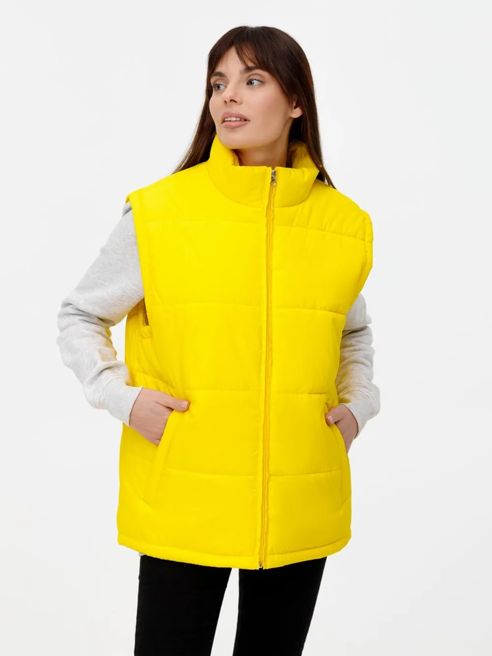 Жилет Kama, желтый, размер M заказать онлайн с вашим дизайном на заказ в Москве и области