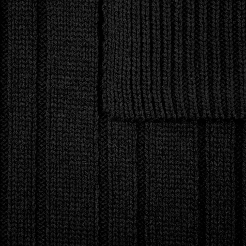 Шарф Knit Beat, черный заказать онлайн с вашим дизайном на заказ в Москве и области