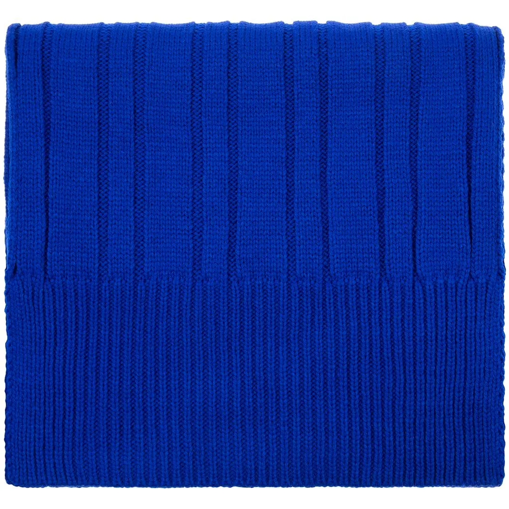Шарф Knit Beat, синий заказать онлайн с вашим дизайном на заказ в Москве и области