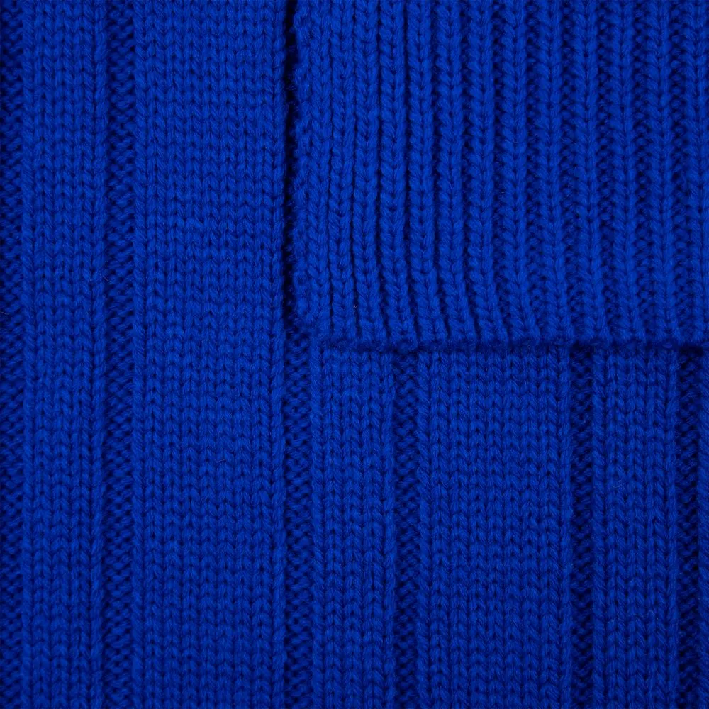 Шарф Knit Beat, синий заказать онлайн с вашим дизайном на заказ в Москве и области
