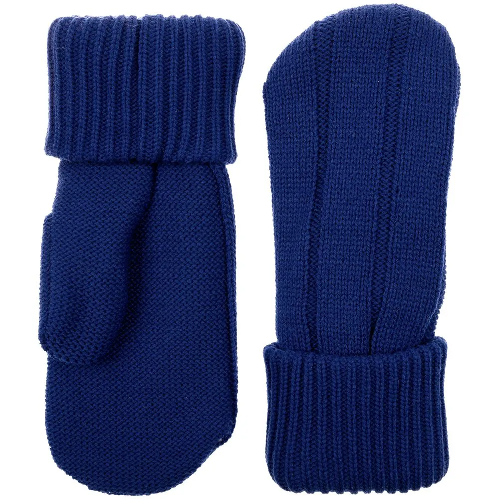 Варежки Knit Beat, темно-синие, размер L/XL заказать онлайн с вашим дизайном на заказ в Москве и области