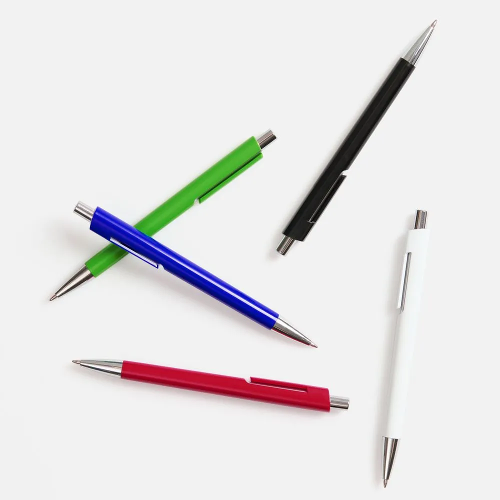 Ручка шариковая Dominanta Color, зеленая заказать онлайн с вашим дизайном на заказ в Москве и области