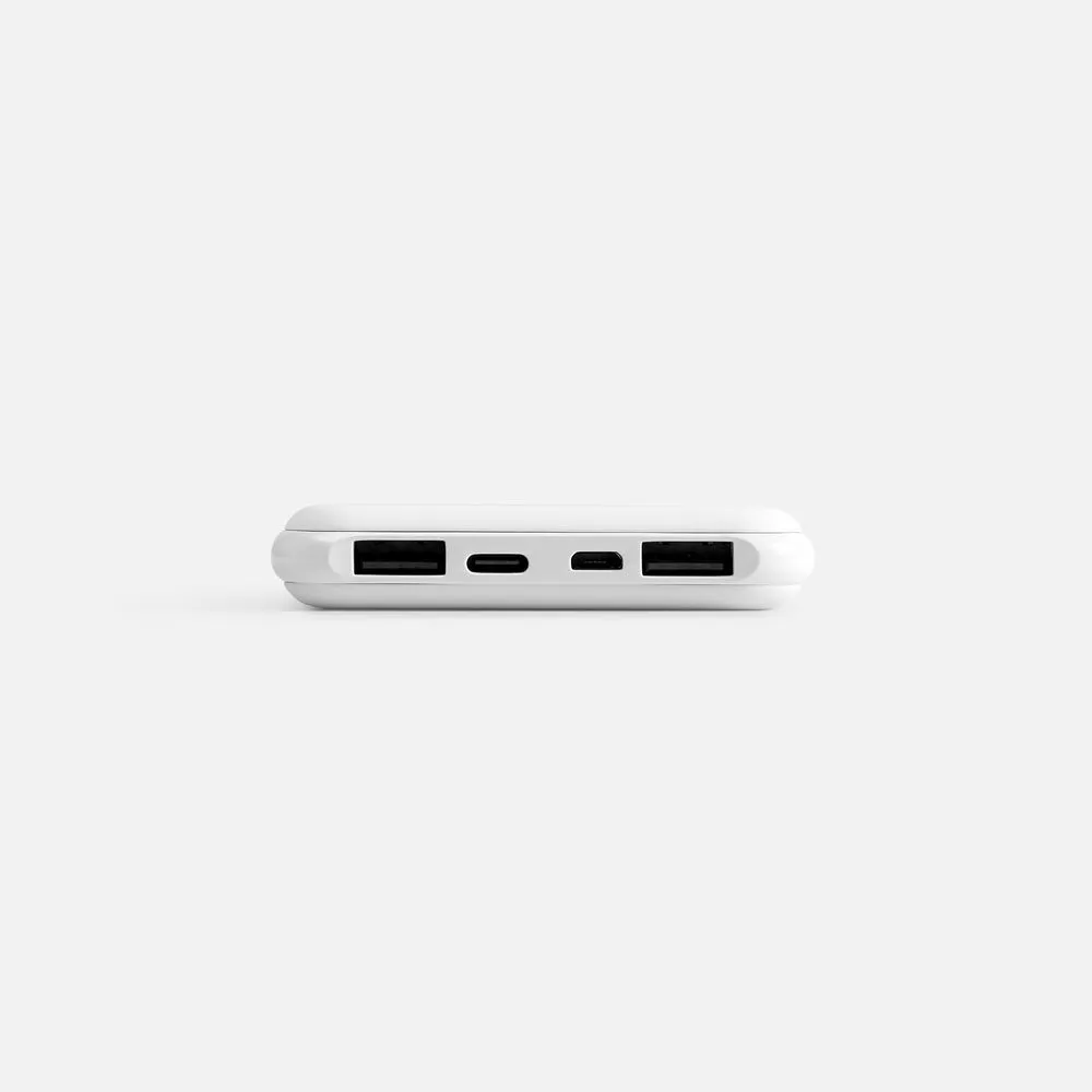 Аккумулятор с беспроводной зарядкой All Day Wireless, 10000 мАч, белый заказать онлайн с вашим дизайном на заказ в Москве и области