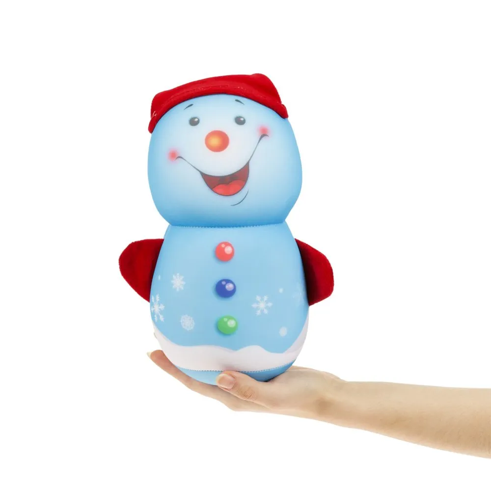 Подушка декоративная FrostyLove на заказ, снеговик заказать онлайн с вашим дизайном на заказ в Москве и области
