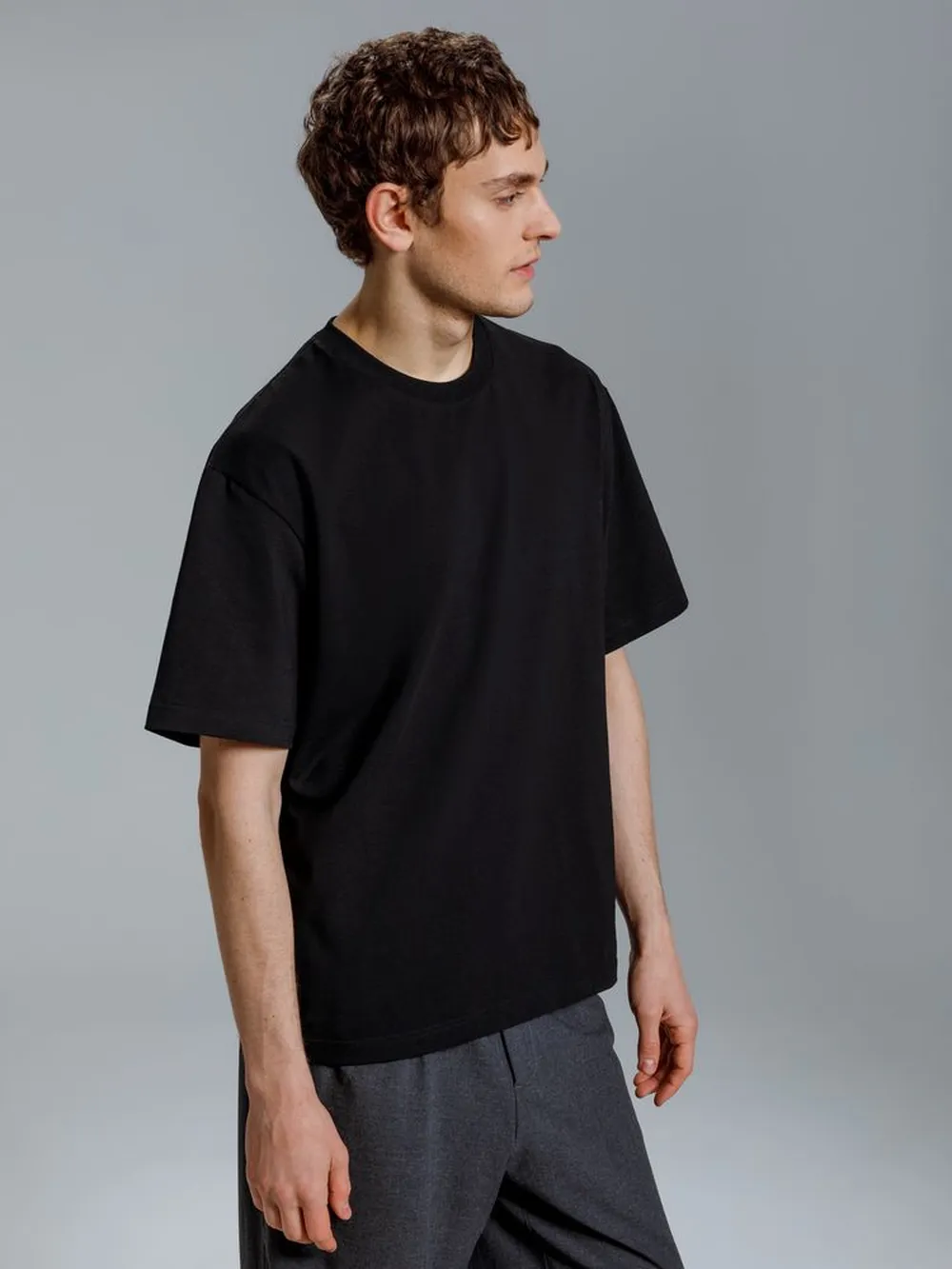 Футболка оверсайз Kangas, черная, XL/XXL заказать онлайн с вашим дизайном на заказ в Москве и области